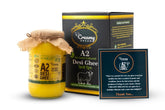 100% Natural A2 Gir Cow'S Cultured Desi Ghee By Creamy Dream | High In Vitamins & Minerals Healthy Desi Ghee Boost Brain Function & Improve Eyesight | (1 Litre) 33.8 Ounce | Jar Pack